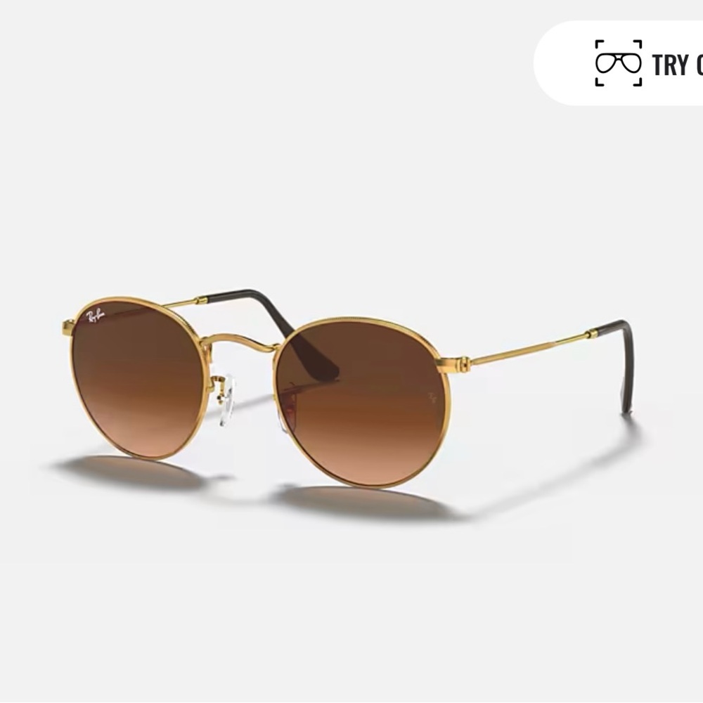 Ray-Ban ROUND METAL brown Authentic - Picture 3 of 10